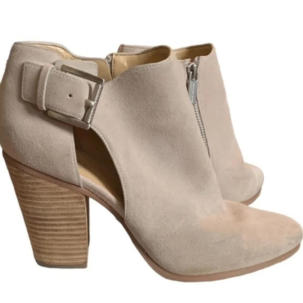 Euc Michael Kors Adams Bootie Suede Bootie Ankle/Short Boots sz 8.5